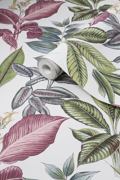 Next Vliesbehang | Fantasy Rainforest Leaves - Multi - 10mx52cm
