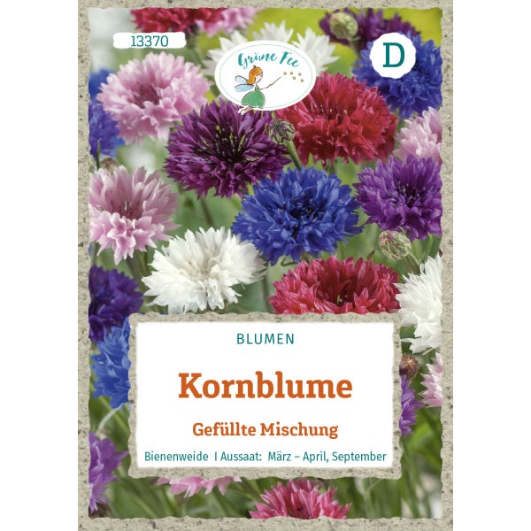 Kornblume Gefüllte Mischung Samen von Grüne Fee