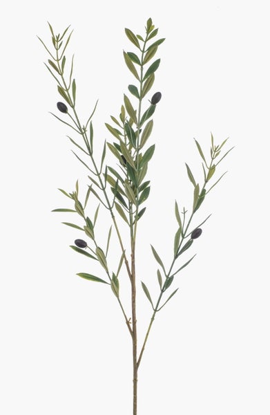 Künstliche Rose mit weißer Blüte und grünen Blättern