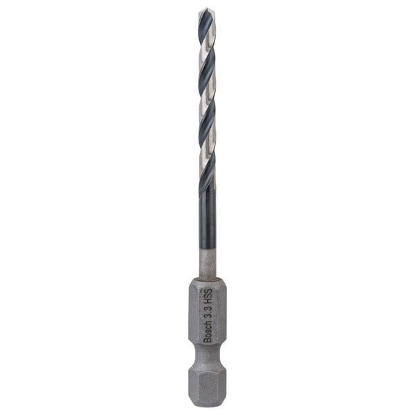 Bosch 1x HSS Spiralbohrer Impact Control mit Sechskantschaft 3,3 x 36 x 75 mm - 2608577050
