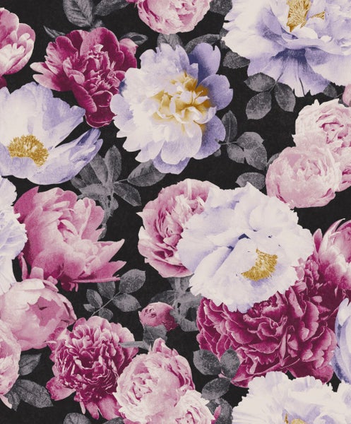 Masureel Tapete Blumen Rosa - 53 cm x 10.05 m - 630609