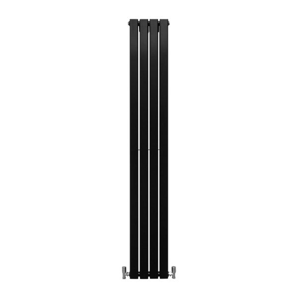 Paneelheizkörper Matte Schwarz 1800mm x 280mm