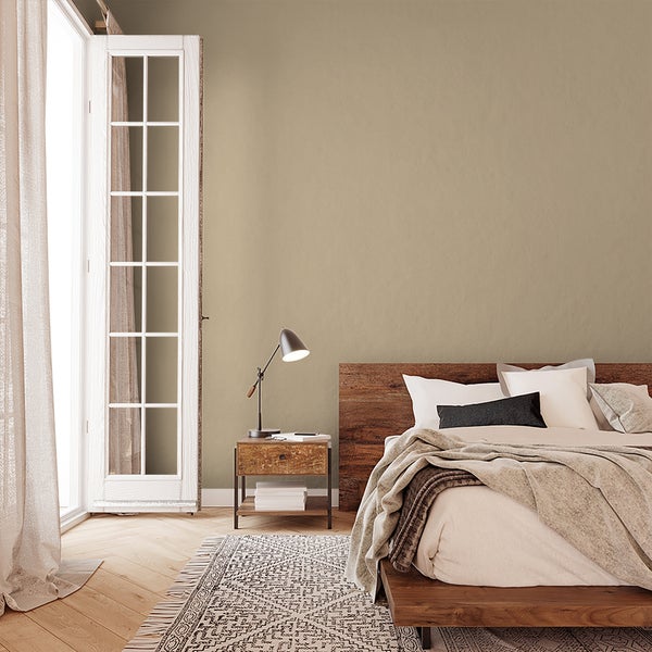 Tapete Gelb Uni Klassisch für Wohnzimmer Schlafzimmer MADE IN GERMANY 10,05 x 0,53m