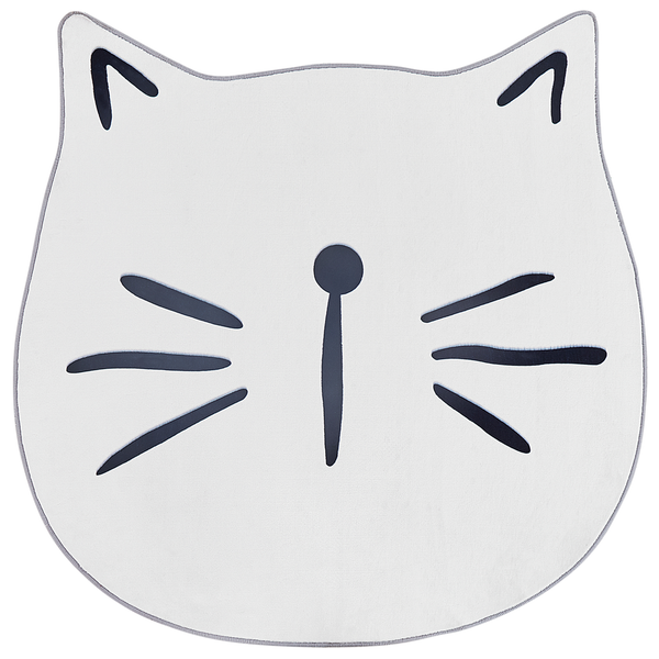 Kinderteppich KITTY Weiß ø 100 cm