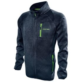 Festool Strickfleecejacke mit Reißverschluss und Brusttasche als Arbeitskleidung