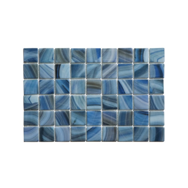 Nahaufnahme von Mosaikfliesen für den Innenbereich