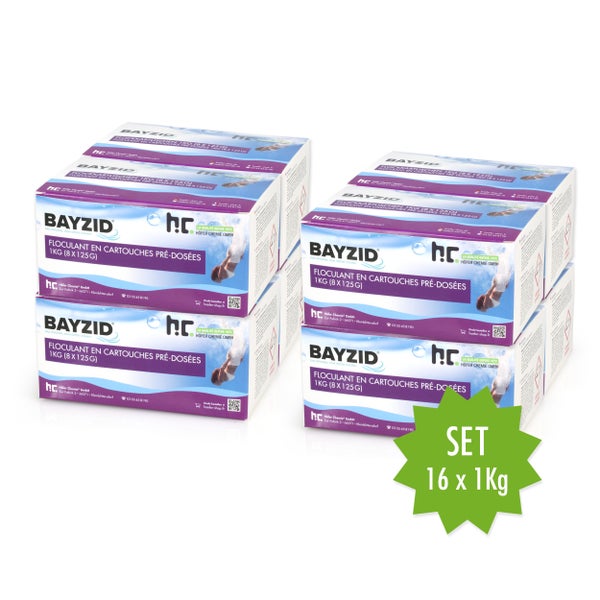 Bayzid Flockkartuschen 1 kg, 16er Set