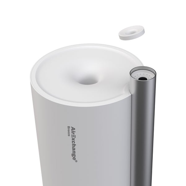 AirExchange® Luftbefeuchter BREEZE – WEISS - für Räume bis 60 m², UV-C