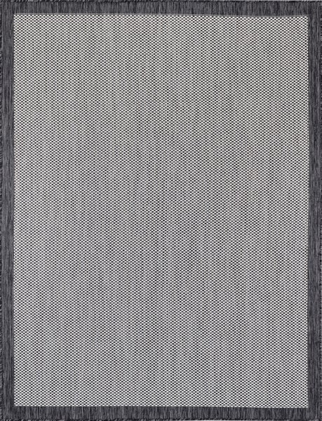 In-/Outdoor-Teppich Grau/Elfenbein 120x170 cm KACEY