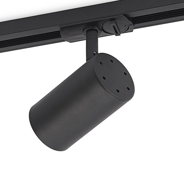 Lindby Stromschienenleuchte Linaro (Modern) in Schwarz aus Metall (1 flammig, GU10) - 1-Phasen Stromschiene Stromschienenstrahler Flurleuchte