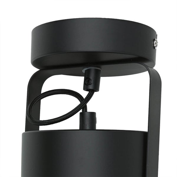 Schwarze Deckenleuchte