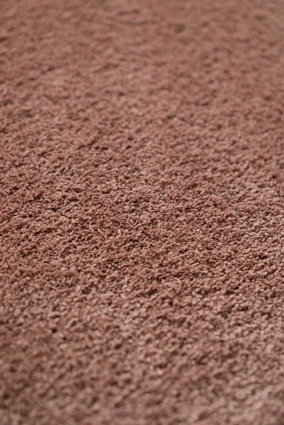 Velours Teppichfliesen flauschig altrosa Selbstliegende Teppichfliesen 50 x 50 cm ideal für Schlafzimmer 13 mm dick