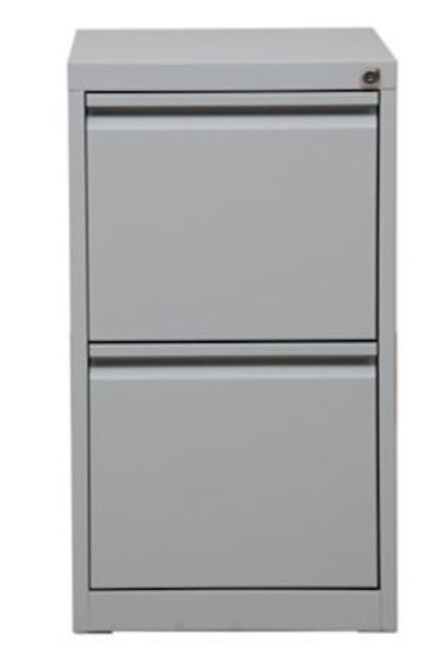PROREGAL Hängeregistraturschrank 2 Schubladen Mare HxBxT 70 x 40 x 62 cm Grau