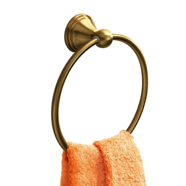Edelstahl Handtuchring in Bronze Ausführung | Rosa