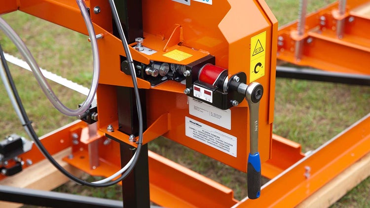 Wood-Mizer LX50START Sägewerk mit 9PS Benzinmotor - 3,2m Schnittlänge - verlängerbar