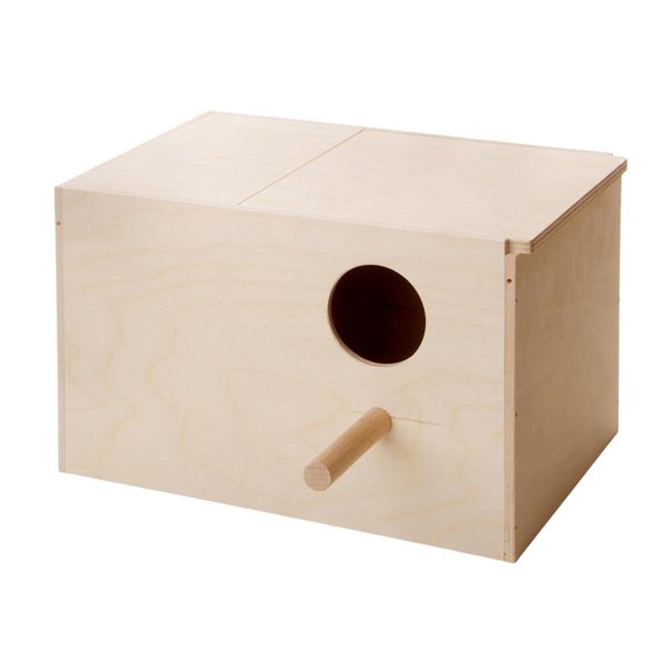 Holz Nistkasten Brutkasten mit Nistmulde Gr.3