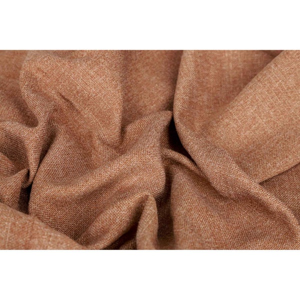 Brauner Dekorationsstoff mit Leinwandstruktur
