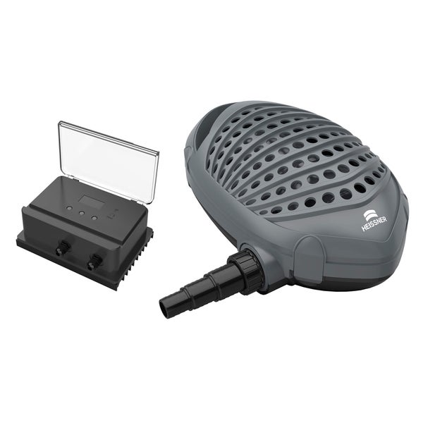 Heissner Bachlaufpumpe mit Steuerung zur Wasserförderung im Garten