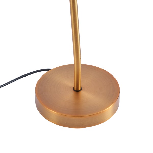 Detailaufnahme des Fußes einer Tischleuchte