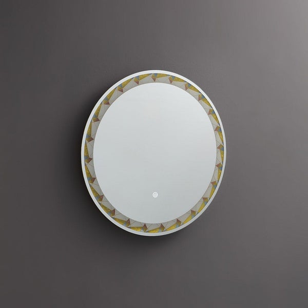 LED-beleuchteter runder Wandspiegel 60cm