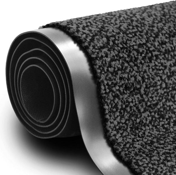 FLOORDIREKT Schmutzfangmatte SKY nach Maß - Breite 120 cm - Anthrazit