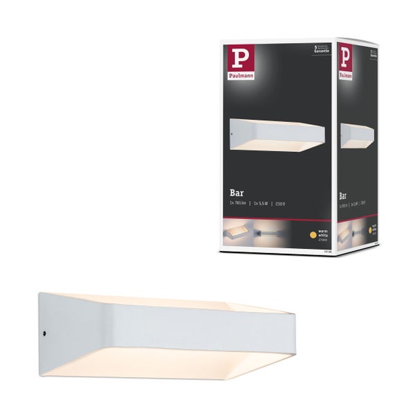 Paulmann Bar Wandleuchte und Produktverpackung