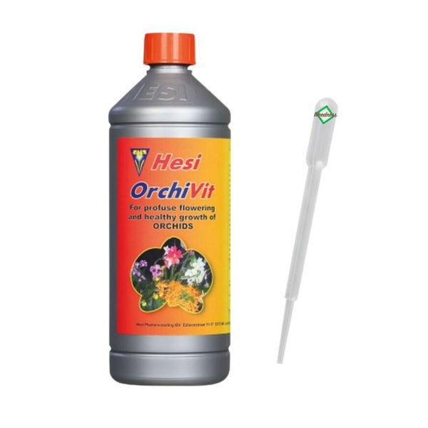 Hesi OrchiVit 500 ml – Sanfter, Salzfreier Dünger mit TNT Complex & Wurzelcomplex für Gesunde, Leuchtende Orchideen & Pflanzen | Mit Dosierpipette