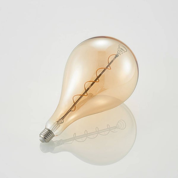 Lucande LED E27 Lampe A160 4W aus Glas (E27) - Leuchtmittel Lampen Energiesparlampe