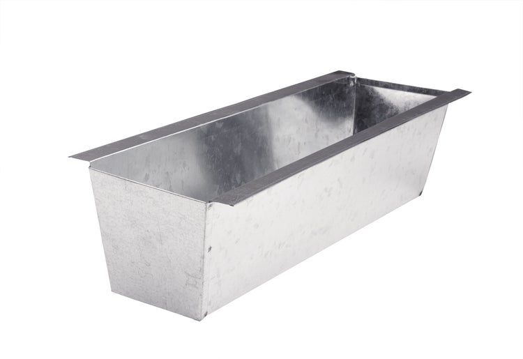 Rechteckige Zinkwanne