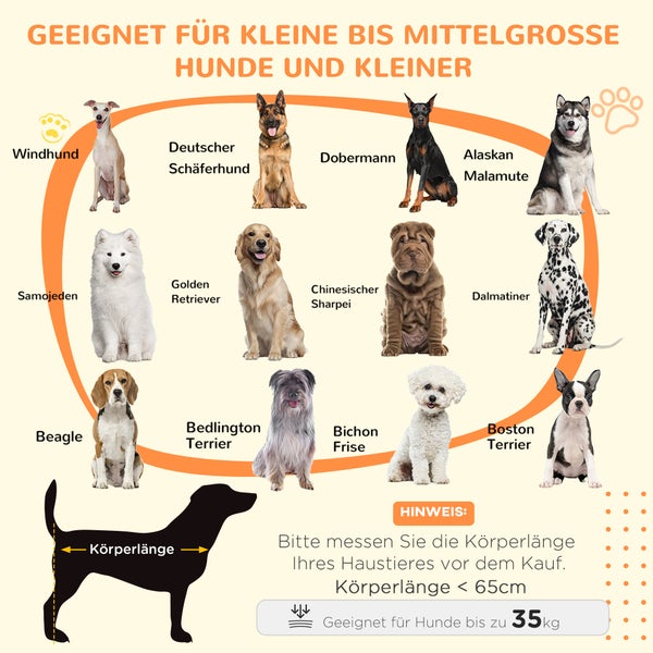 PawHut Hundekäfig für Zuhause, Haustierkäfig, Hundehütte Indoor mit Schloss, Magnettür, Hundehaus mit Fenster, Hundebox für extra große Hunde, Grau, 114 x 60 x 82 cm