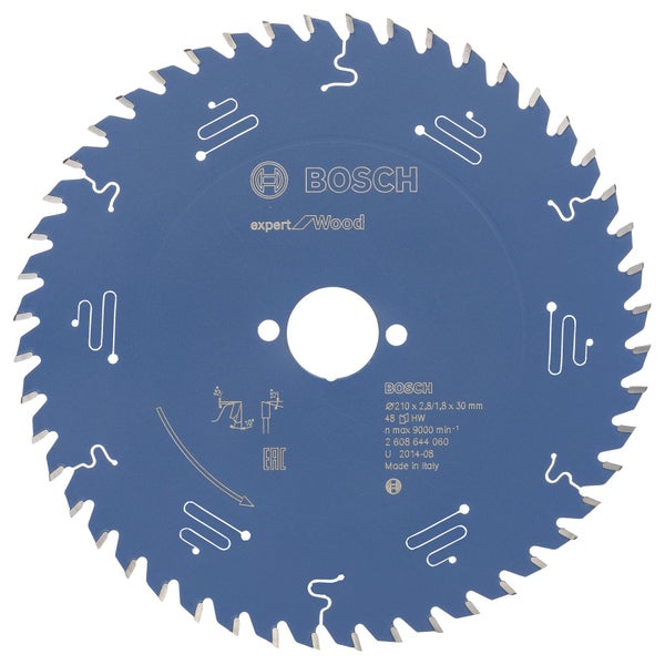Bosch Kreissägeblatt Expert for Wood für Handkreissägen 210 x 30 x 2,8 mm 48 - 2608644060