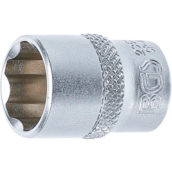 BGS Steckschlüssel-Einsatz Super Lock Antrieb Innenvierkant 6,3 mm (1/4) SW 13 mm - 2353