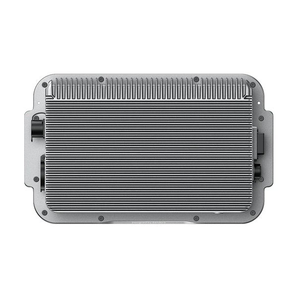 Zendure SolarFlow PVHub mit Kühlrippen und seitlichen Anschlüssen für Balkonkraftwerk Speichersysteme.