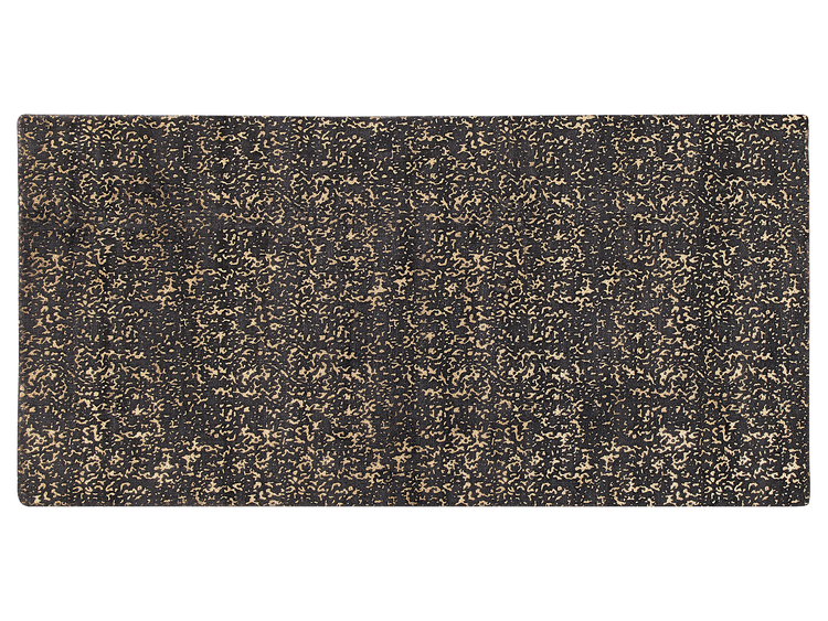 Teppich ESEL Gold 80 x 150 cm Viskose