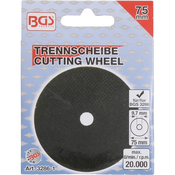 BGS Trennscheibe Ø 75 x 1,8 x 9,7 mm - 3286-1
