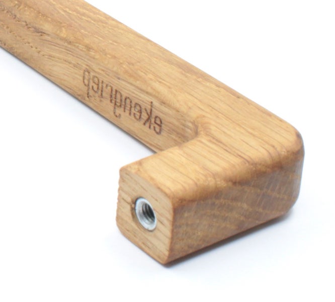 Holzgriff mit Gewindeeinsatz