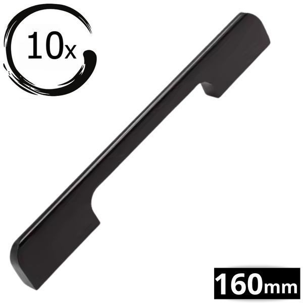 Zehn Möbelgriffe, 160 Millimeter
