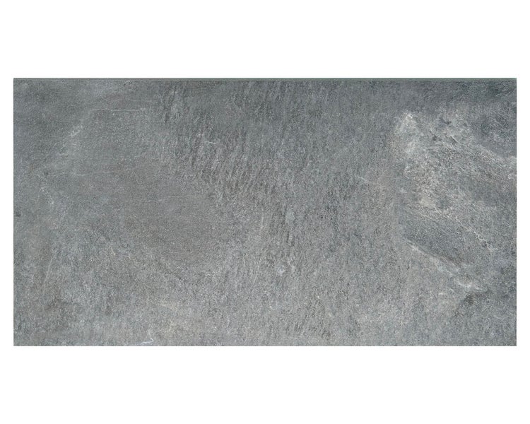 Wohnrausch Keramik Poolumrandung Beckenrandstein ANTRACITE, 60 x 30 x 3 cm, 1 Rundkante, dunkelgrau