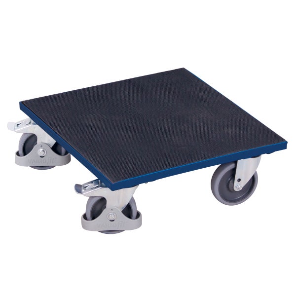 Transportroller mit rutschfester Oberfläche und vier Rollen