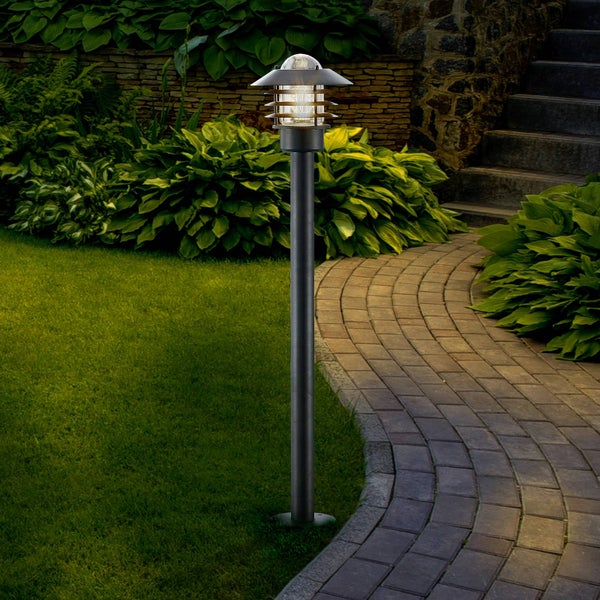 Lindby Belmiro (spritzwassergeschützt (Modern) in Schwarz aus Metall (1 flammig, E27)