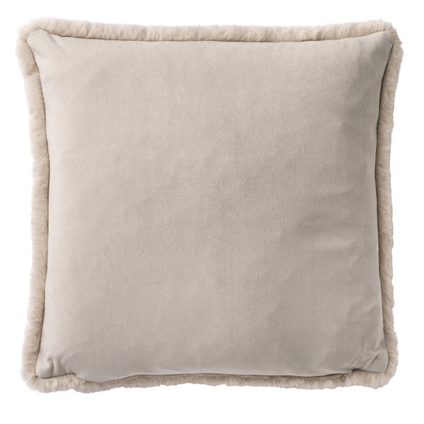 Zaya Kissenbezug - Bont look 45x45 cm, Beige