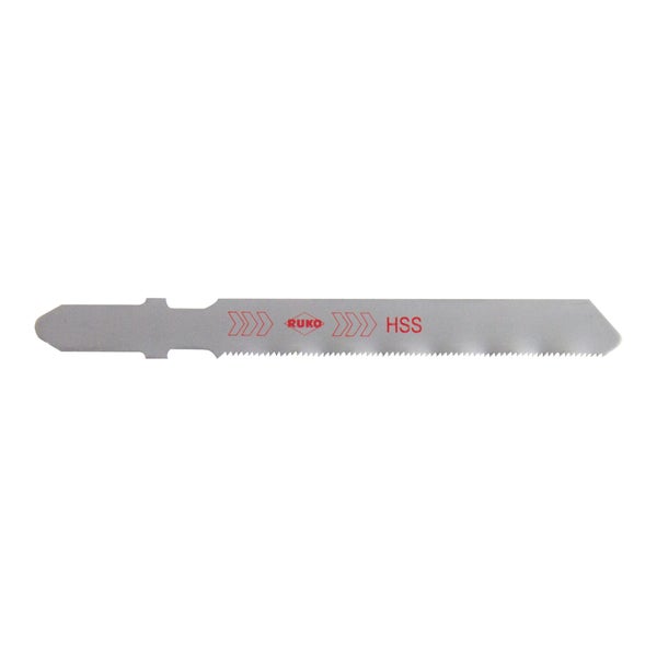 RUKO 5x Stichsägeblatt 8012 HSS blank gewellt - 3218012