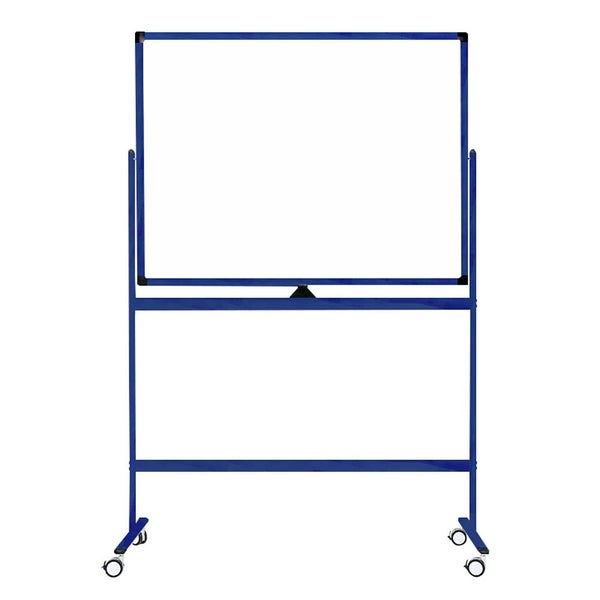 Mobiles Whiteboard 100x150 cm - Doppelseitig - Blau
