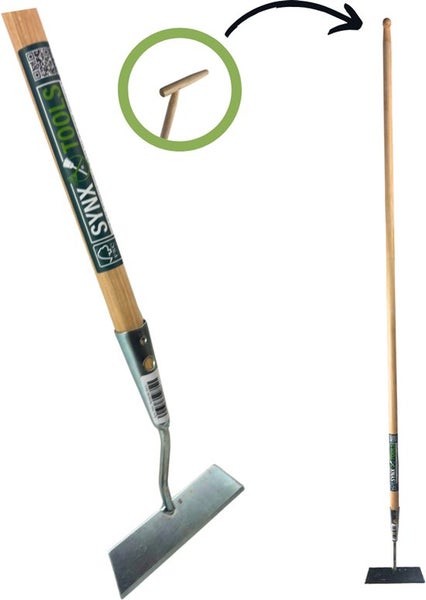 Synx Tools Unkrauthacke mit Holzstiel