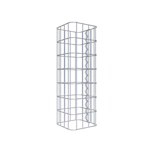 Gabionensäule 22 x 22 cm, MW 5 x 10 cm eckig - Höhe: 0,70 m