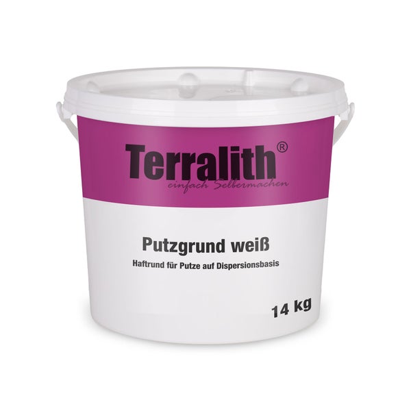Terralith Putzgrund weiß, 14 kg Eimer