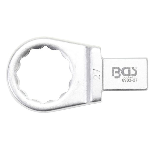 BGS Einsteck-Ringschlüssel 27 mm Aufnahme 14 x 18 - 6903-27