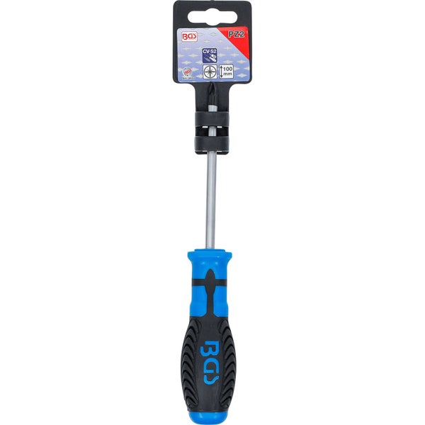 BGS Technik Schraubendreher PZ2 mit 100 mm Klinge