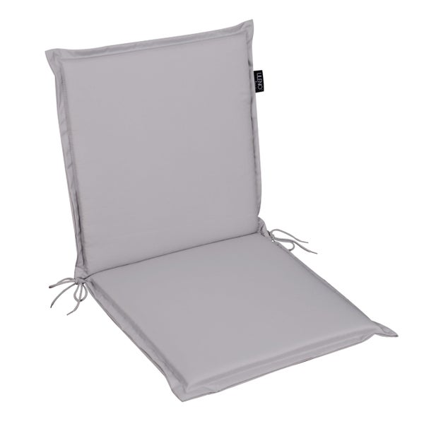 Lileno Home Hochlehner-Auflage für Gartenstühle mit Befestigungskordeln.