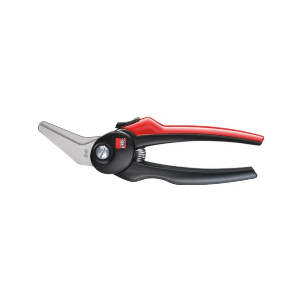 Bessey Erdi MultiSnip Master Blechschere mit Edelstahlklingen und rot-schwarzen Kunststoffgriffen.